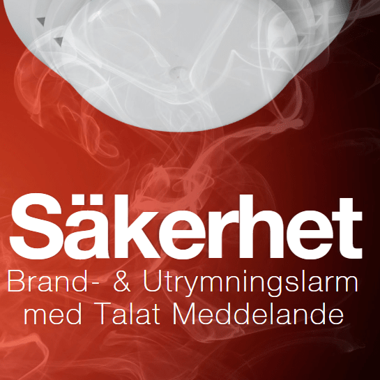Talat utrymningslarm